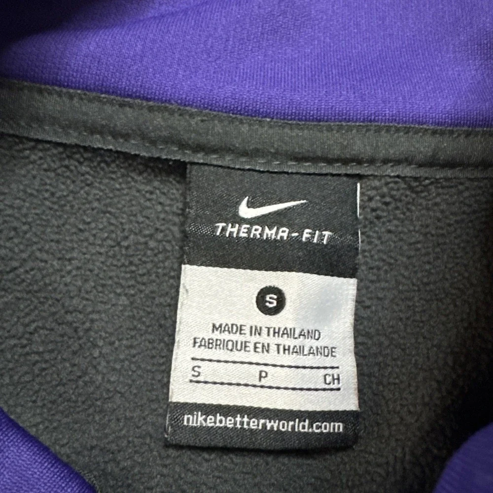 Nike Kobe Zip Up Jacket‎ Therma-Fit Men's Sz Small Gray Purple Mamba NBA Lakers